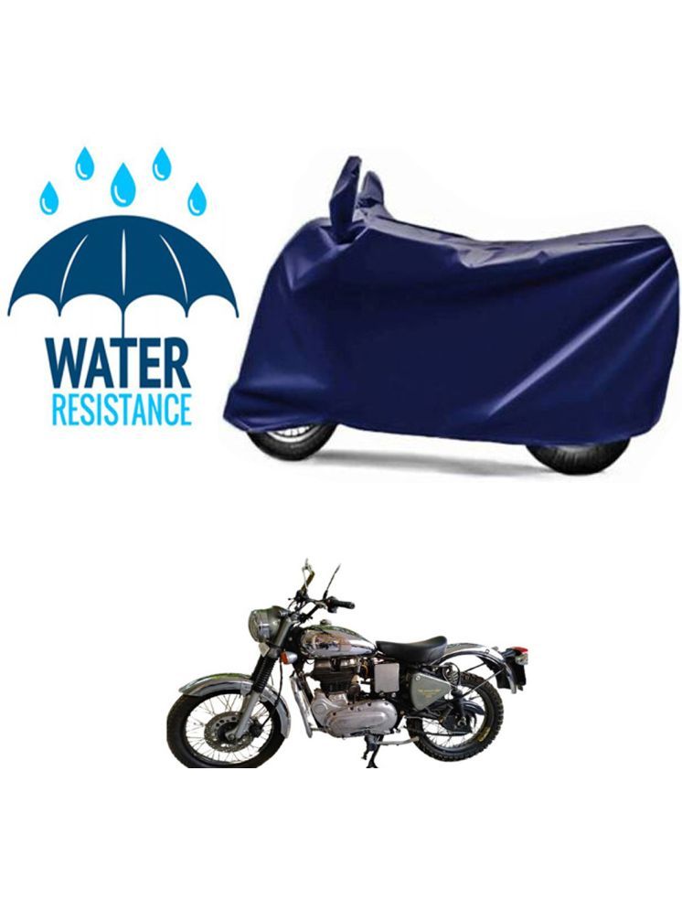     			RONISH Bike Body Cover for Royal Enfield Machismo 500 ( Pack of 1 ) , Blue