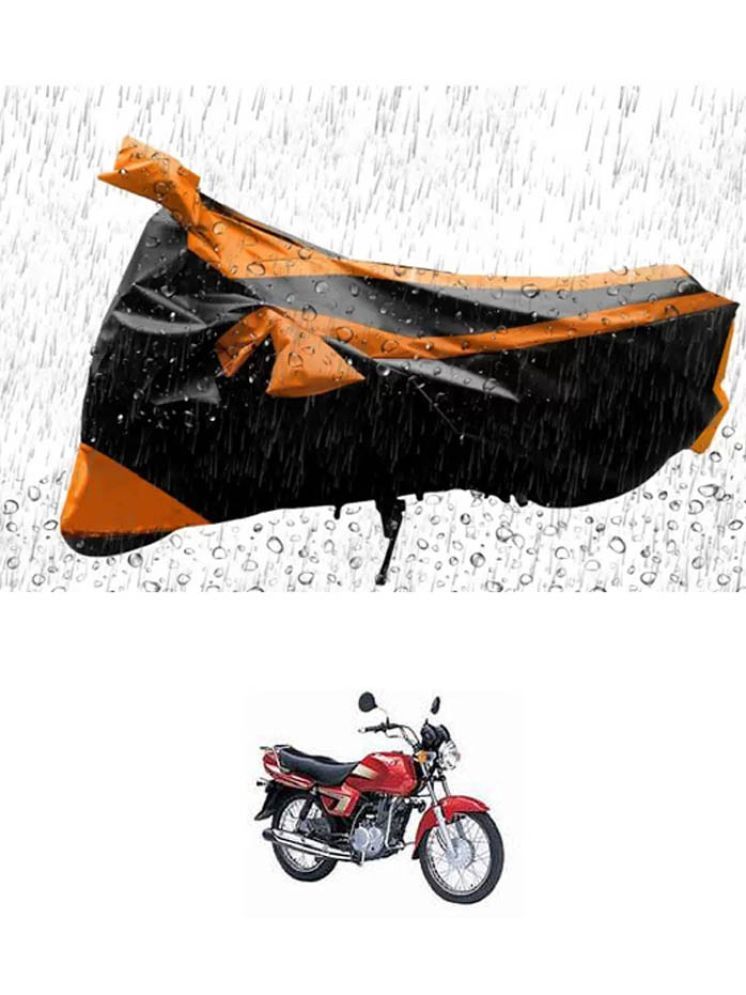     			RONISH Bike Body Cover for Suzuki Heat ( Pack of 1 ) , Orange