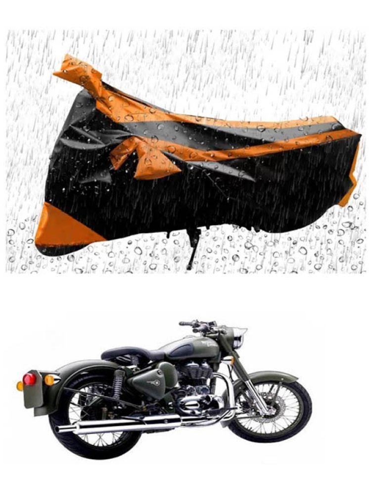     			RONISH Bike Body Cover for Royal Enfield All Bike Models ( Pack of 1 ) , Orange