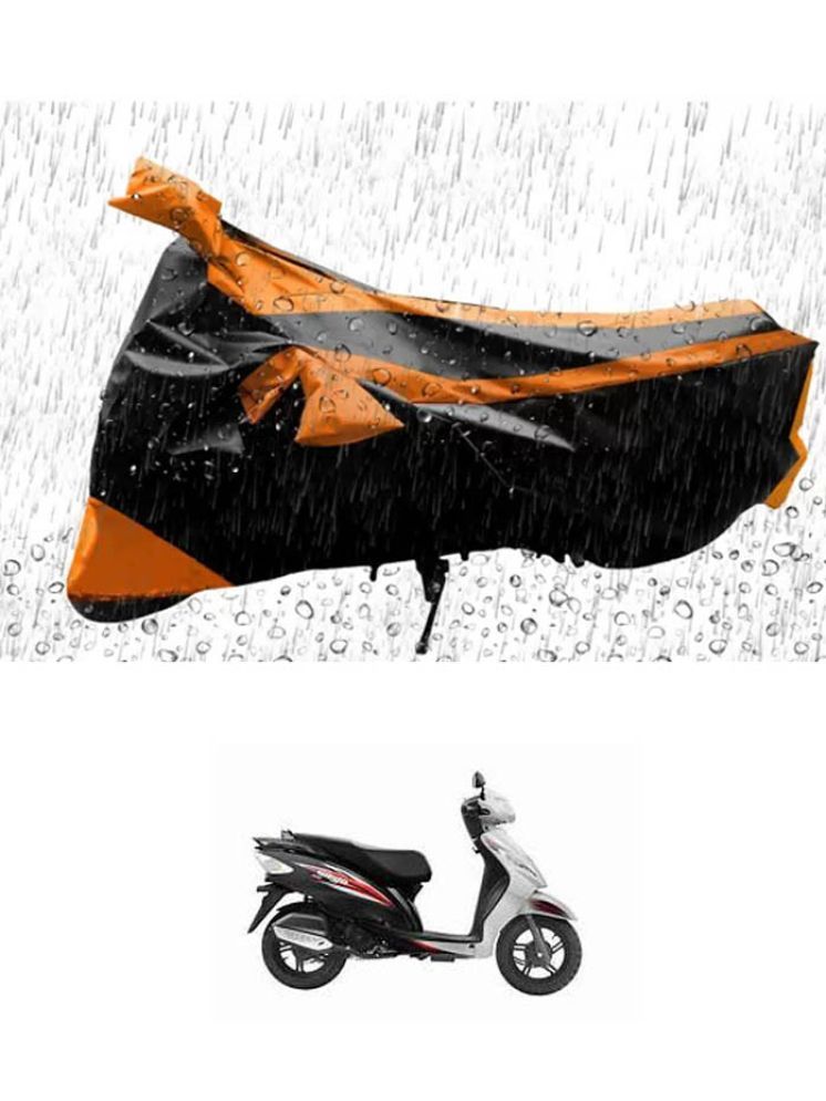     			RONISH Bike Body Cover for TVS Wego ( Pack of 1 ) , Orange