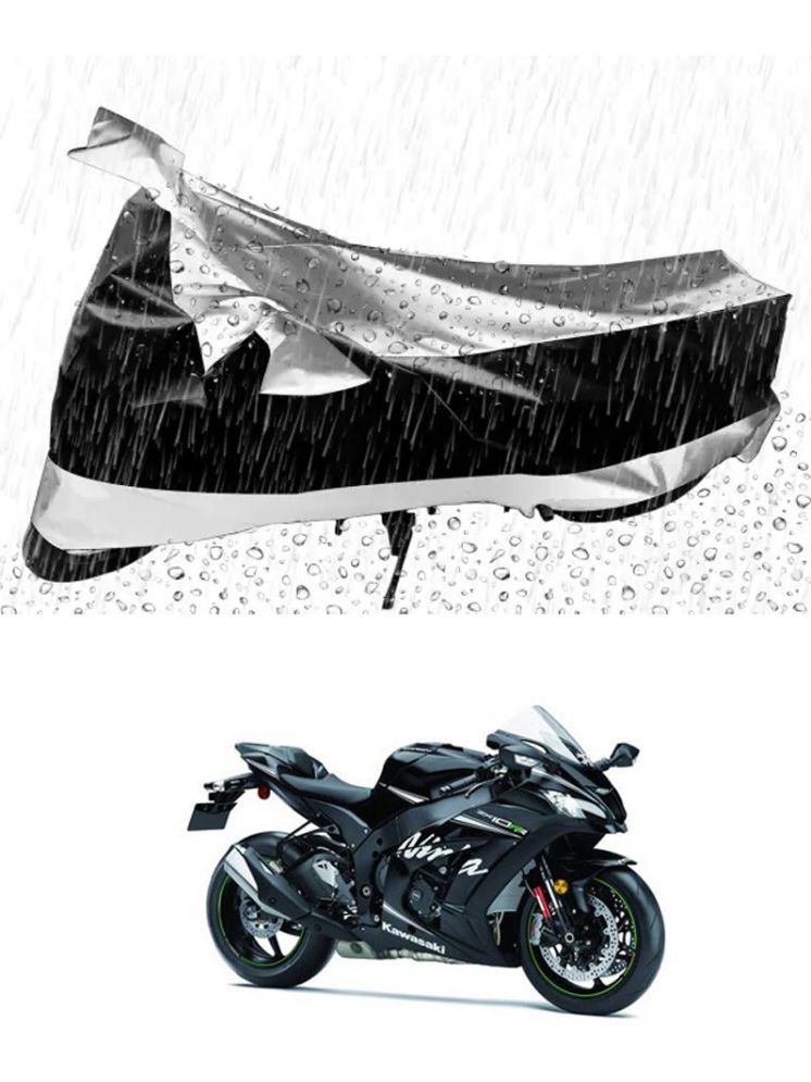     			RONISH Bike Body Cover for Kawasaki Ninja ZX-10R ( Pack of 1 ) , Silver