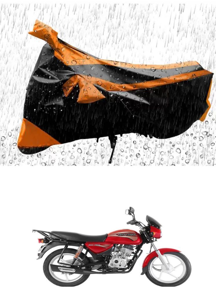     			RONISH Bike Body Cover for Bajaj Boxer BM 150 ( Pack of 1 ) , Orange