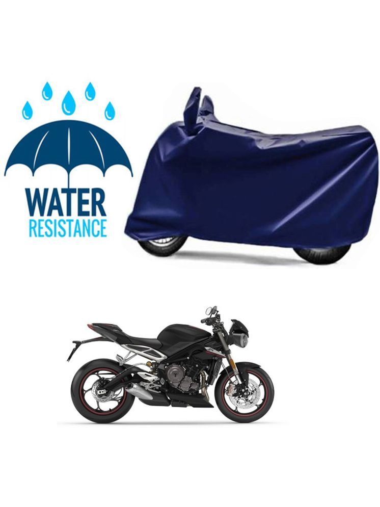     			RONISH Bike Body Cover for Triumph Street Triple ( Pack of 1 ) , Blue