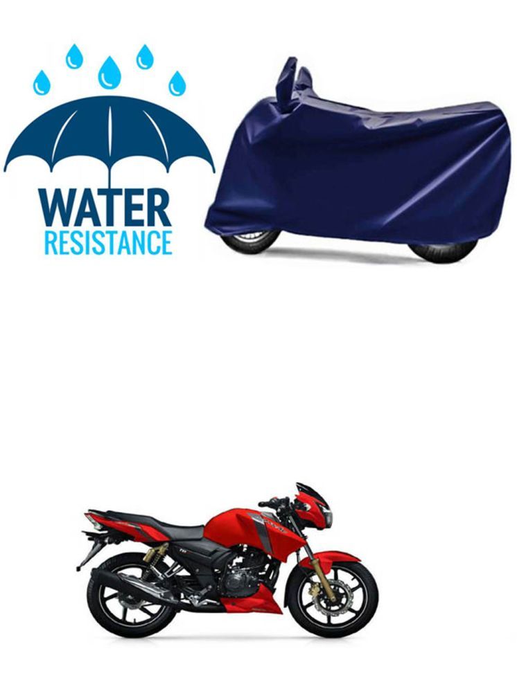     			RONISH Bike Body Cover for TVS Apache RTR 160 ( Pack of 1 ) , Blue