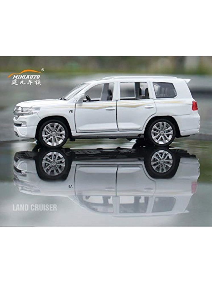     			SOFLITA 1:32 Scale Metal Die-Cast SUV Off-Road Car Toy for Kids Pull Back High Speed Racing Jeep for Boys