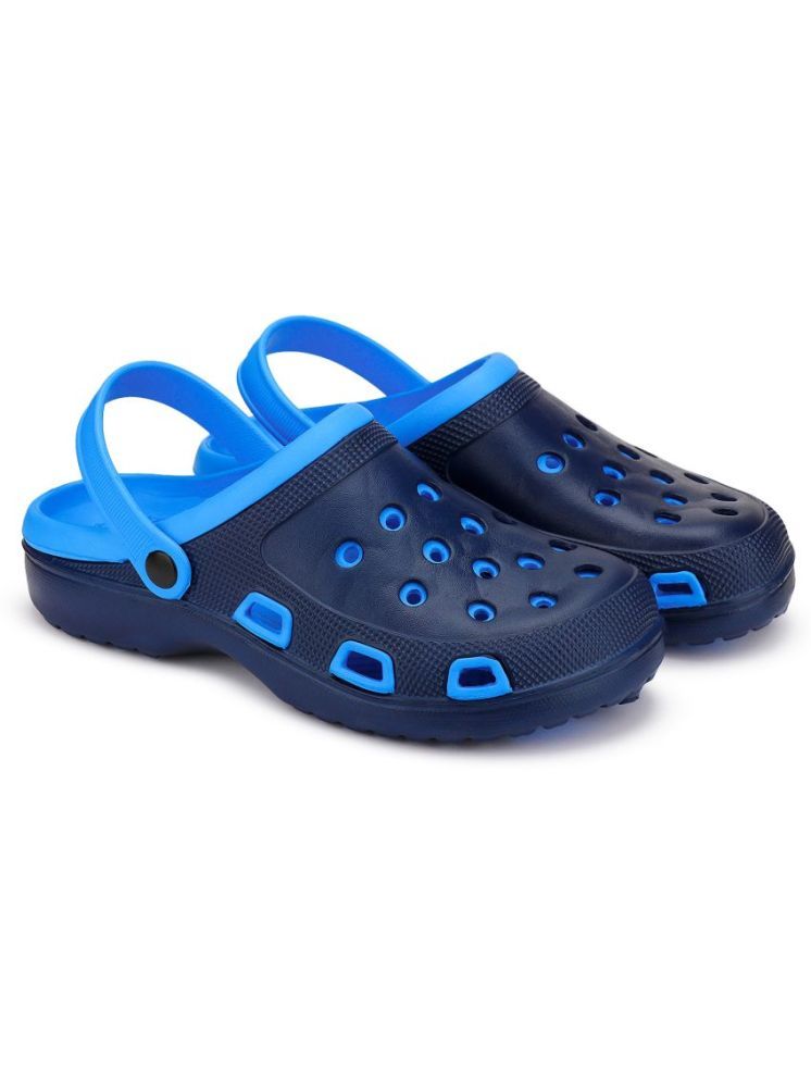     			Bersache Blue Men's Slide Flip Flop