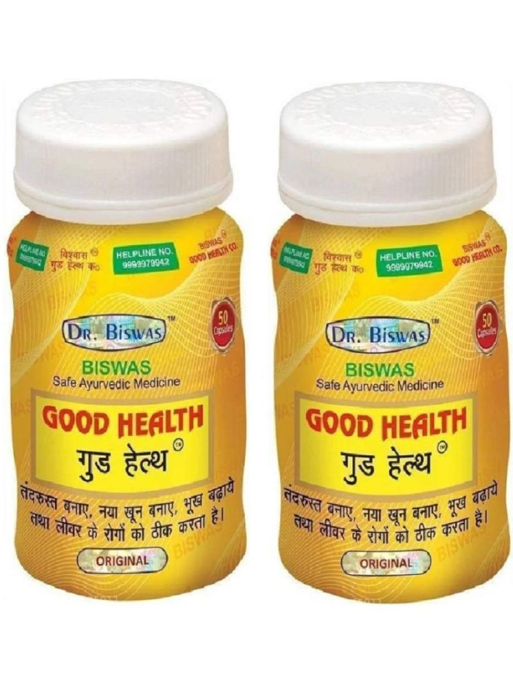     			Dr. Biswas Good Health Capsule 50 no.s Unflavoured Pack of 2