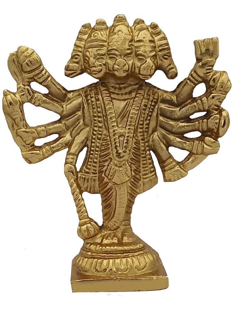     			DvR ClicK Aluminium Punchmukhi hanuman Idol ( 8 cm )