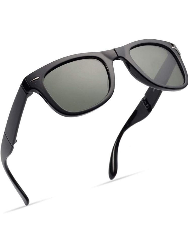     			Lootnixx Black Square Sunglasses ( Pack of 1 )