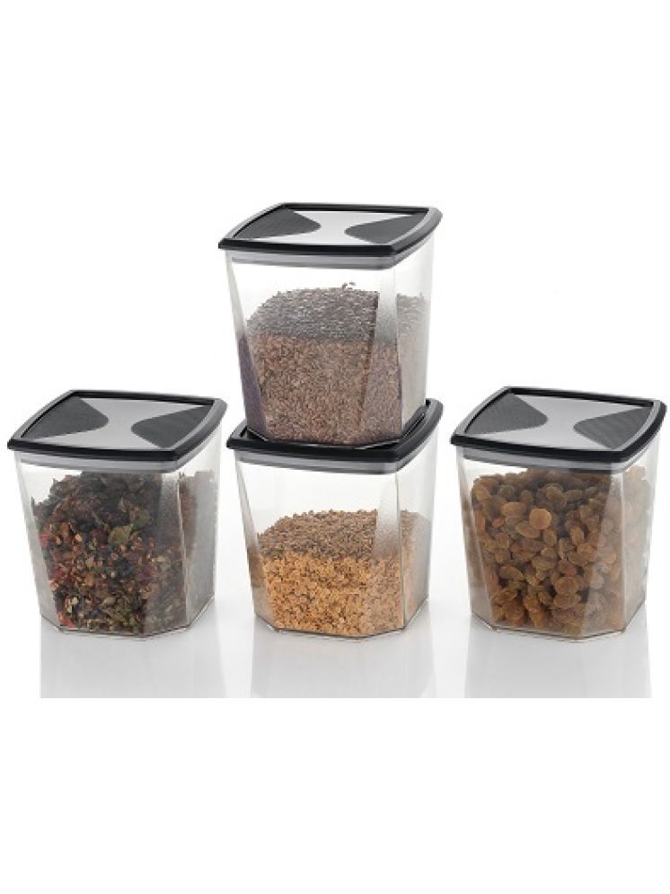     			OFFYX daimonad container PET Black Spice Container ( Set of 6 )