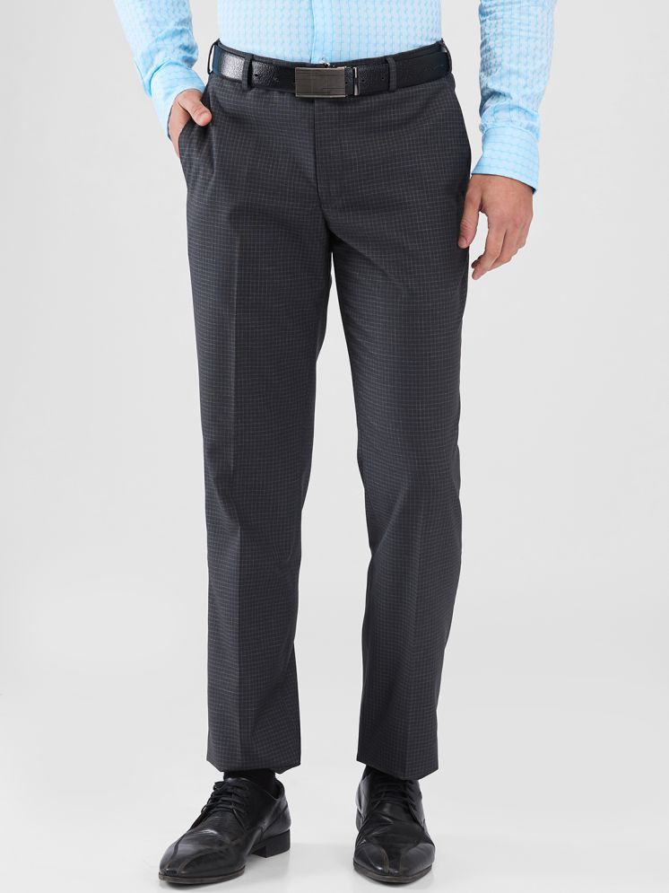     			Park Avenue Regular Flat Men's Formal Trouser - Grey ( Pack of 1 )