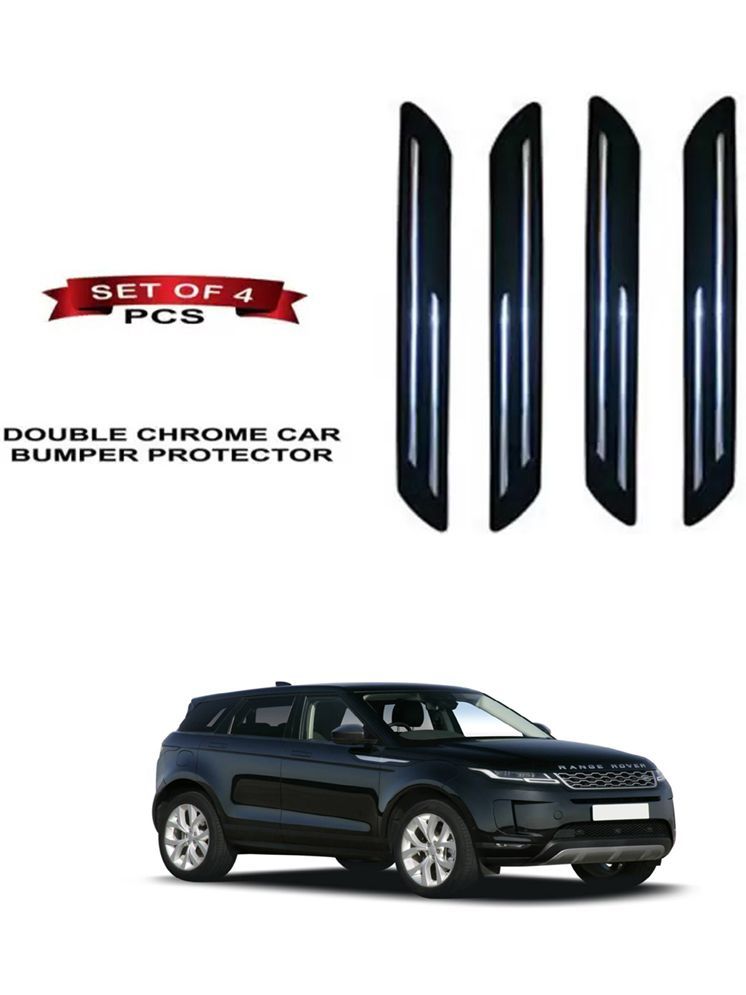     			RONISH Rubber Car Bumper Protector Guard (Double Chrome) For Range Rover Range Rover Evoque