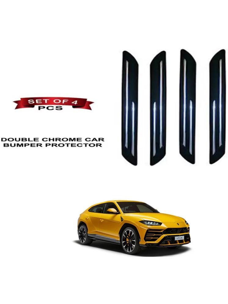     			RONISH Rubber Car Bumper Protector Guard (Double Chrome) For Lamborghini Urus