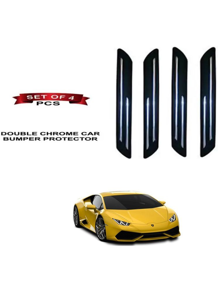     			RONISH Rubber Car Bumper Protector Guard (Double Chrome) For Lamborghini Huracan