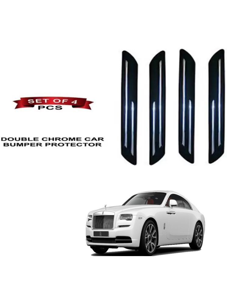     			RONISH Rubber Car Bumper Protector Guard (Double Chrome) For Rolls Royce Wraith