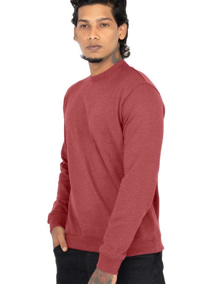     			Radprix Cotton Blend Round Neck Men's Sweatshirt - Red ( Pack of 1 )