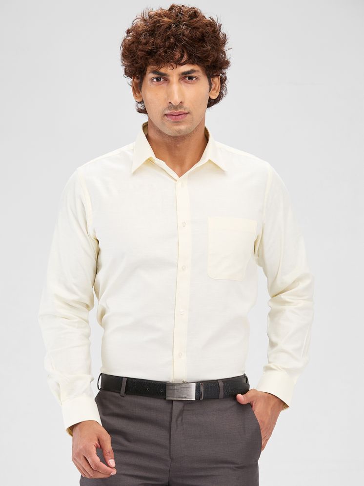     			Raymond Cotton Slim Fit Full Sleeves Men's Formal Shirt - Beige ( Pack of 1 )