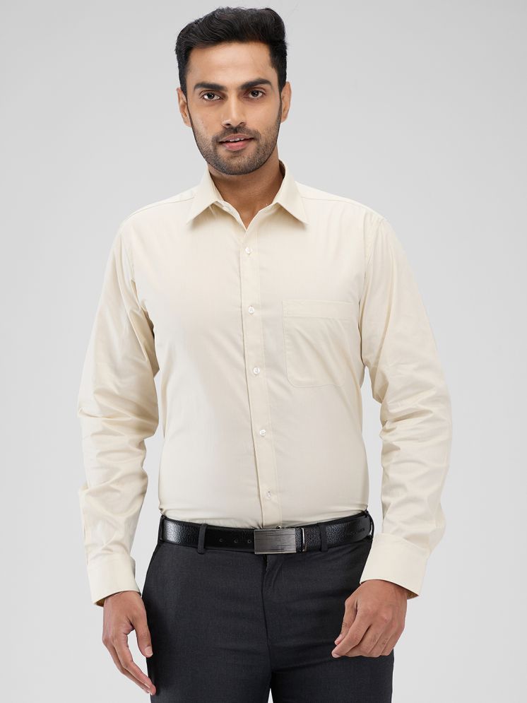     			Raymond Cotton Slim Fit Full Sleeves Men's Formal Shirt - Beige ( Pack of 1 )