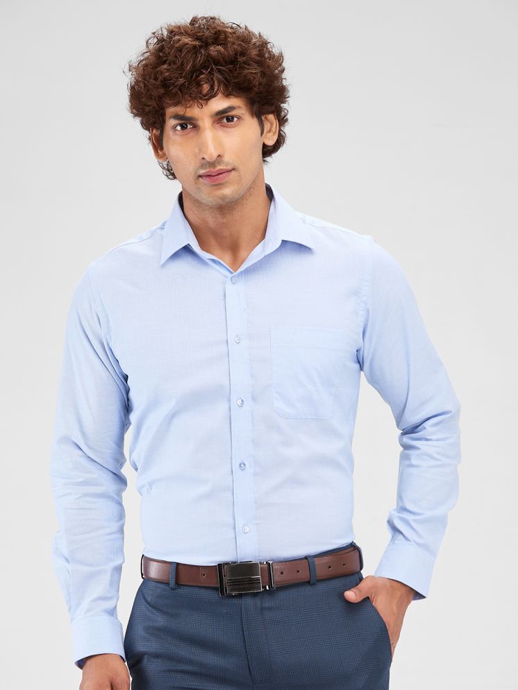     			Raymond Cotton Slim Fit Full Sleeves Men's Formal Shirt - Blue ( Pack of 1 )