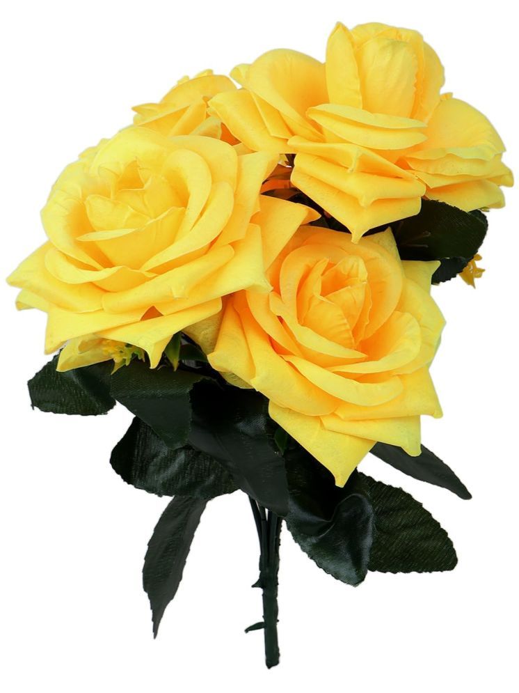     			RealPBR - Yellow Rose Artificial Flower ( Pack of 1 )