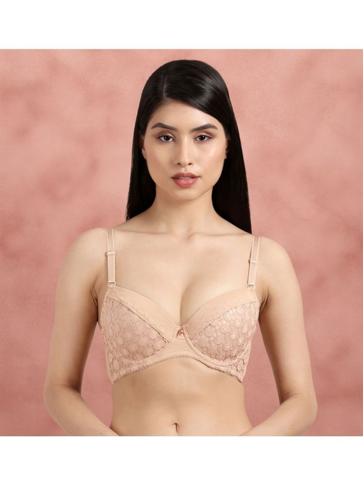     			Susie Beige Nylon Lightly Padded Women's Balconette Bra ( Pack of 1 )