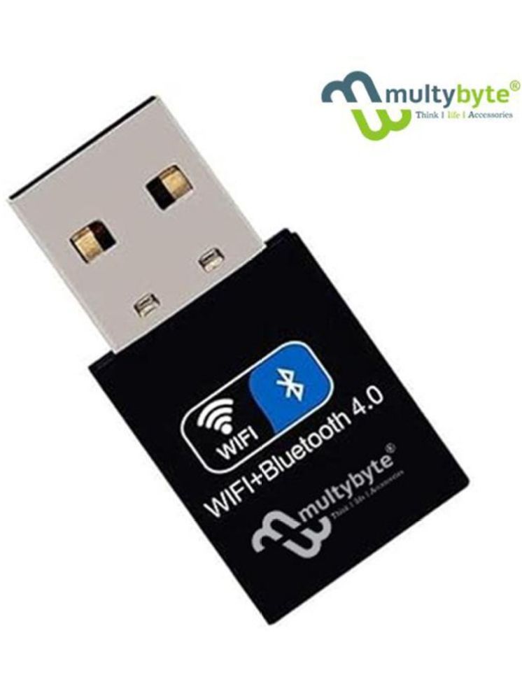     			multybyte MB-WFB1 BT4.0 + WiFi 150 Mbps 2.0 Wifi Dongles