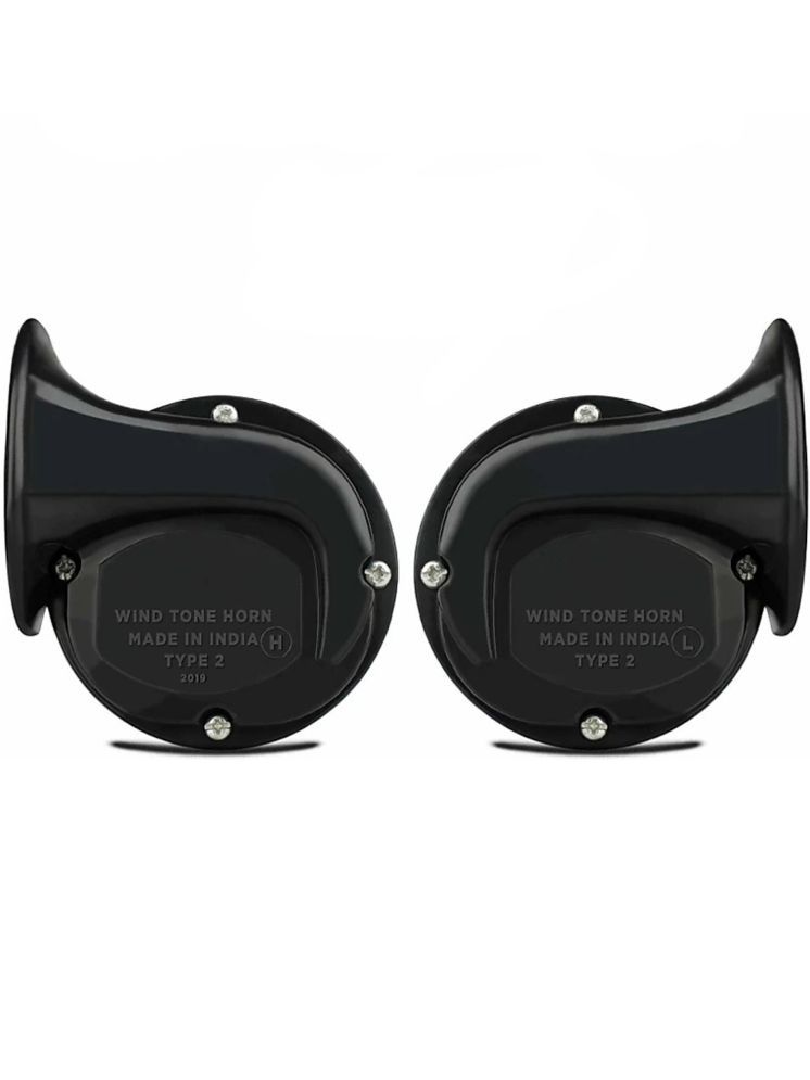     			wahh Horn For Cars & Two Wheelers - Set of 2 (High & Low Tone)