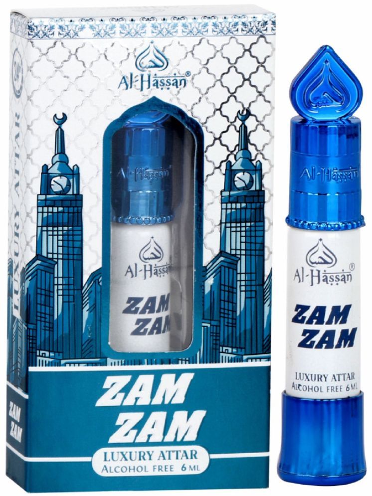     			Al - Hassan Zam Zam Attar For Women Alcohol-free ittar Roll on 6 ml (Pack of 1)