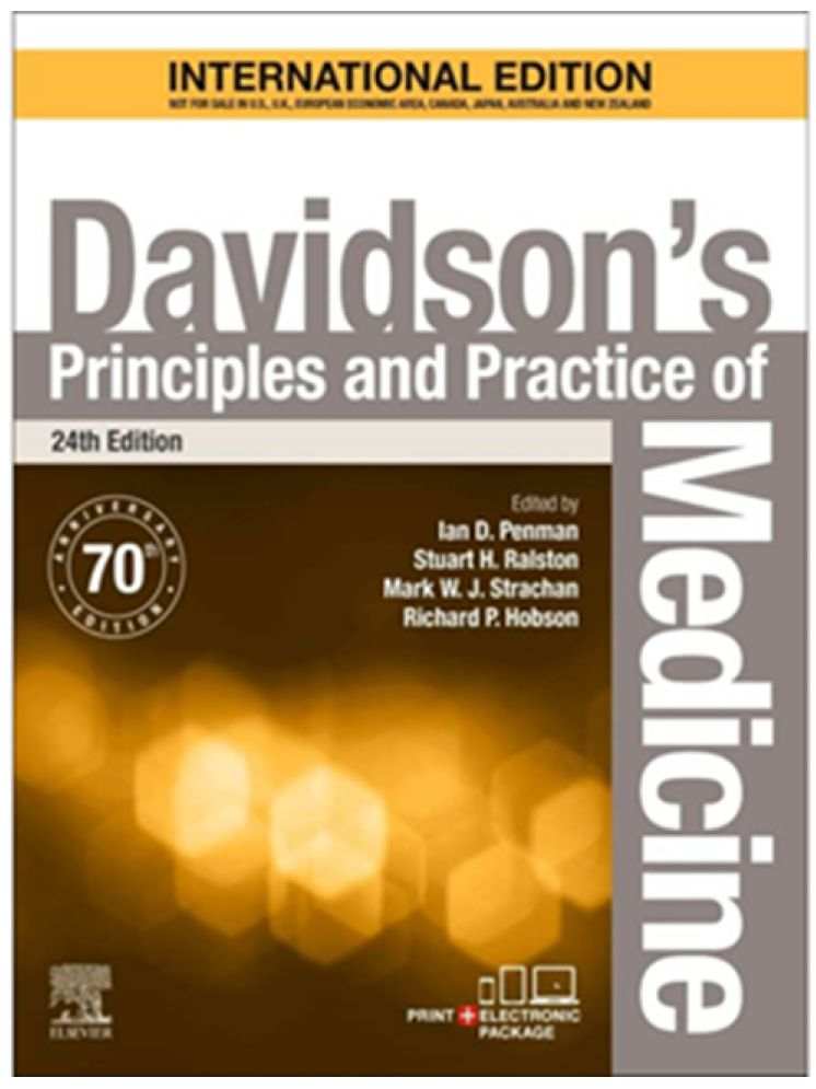     			Davidson's Principles and Practice of Medicine, International Edition, 24e