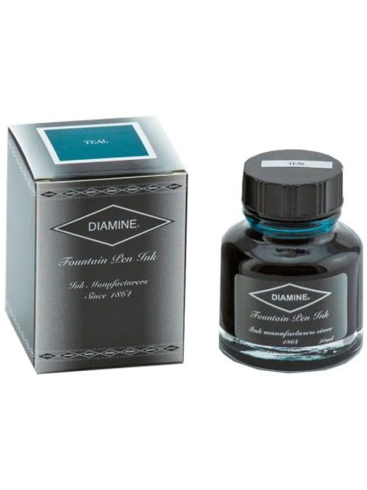     			Diamine Teal Fountain Pen Ink – 30ml Bottle