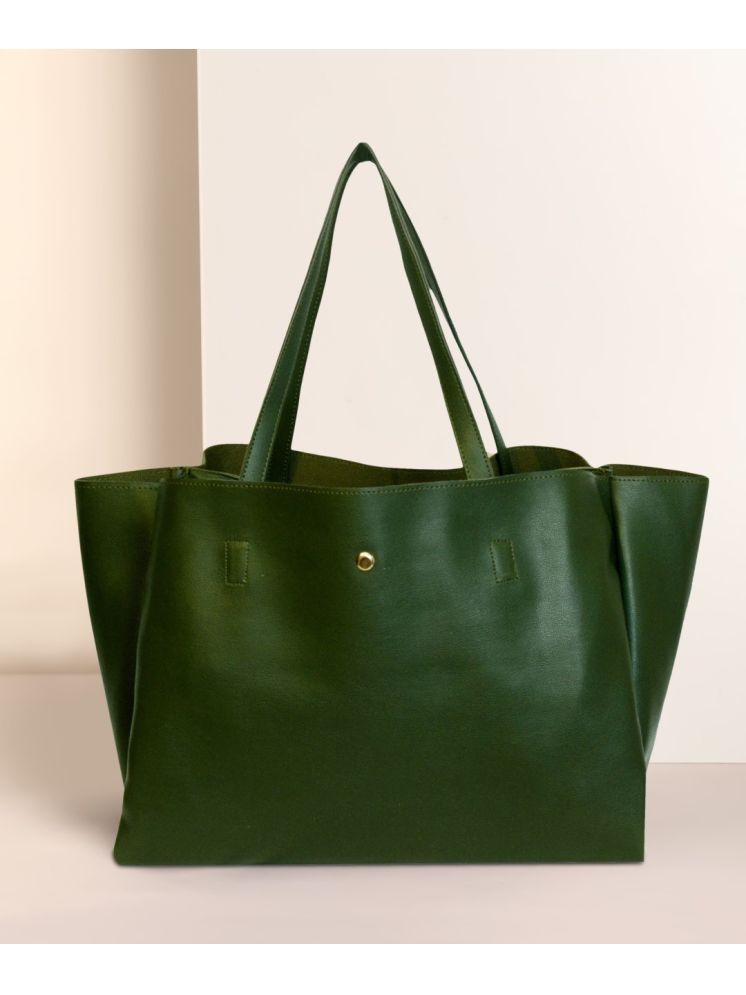     			Fargo Green Artificial Leather Shoulder Bag