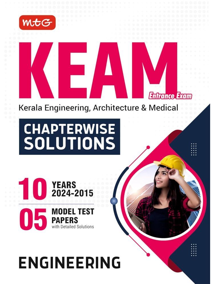     			MTG 10 Years KEAM Chapterwise Previous Year Solved Question Papers (PYQs Book) For Kerala Engineering, Architecture and Medical 2025 Exam | 5 Model Test Papers with Detailed Solutions