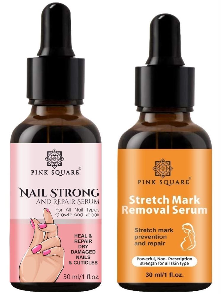     			Nail Strong and Repair Serum for Repair Damage Nails & Strech Marks Removal Serum for Strech Marks Repair (Each,30ml) - Set of 2 Items