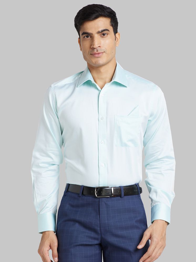     			Park Avenue Cotton Regular Fit Full Sleeves Men's Formal Shirt - Blue ( Pack of 1 )