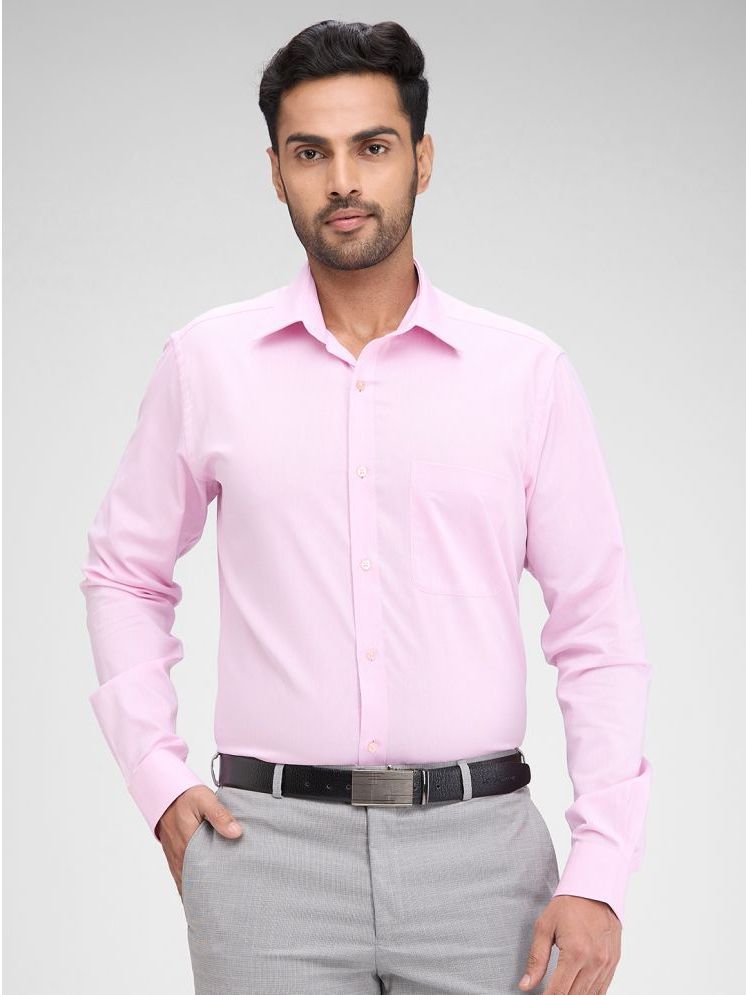     			Raymond Cotton Slim Fit Full Sleeves Men's Formal Shirt - Pink ( Pack of 1 )