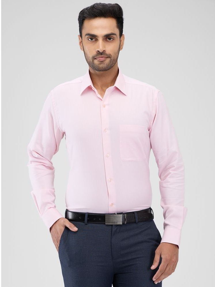     			Raymond Cotton Slim Fit Full Sleeves Men's Formal Shirt - Pink ( Pack of 1 )