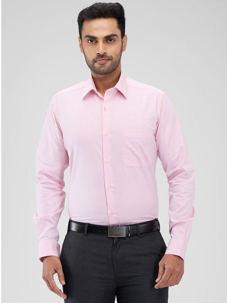     			Raymond Cotton Slim Fit Full Sleeves Men's Formal Shirt - Pink ( Pack of 1 )