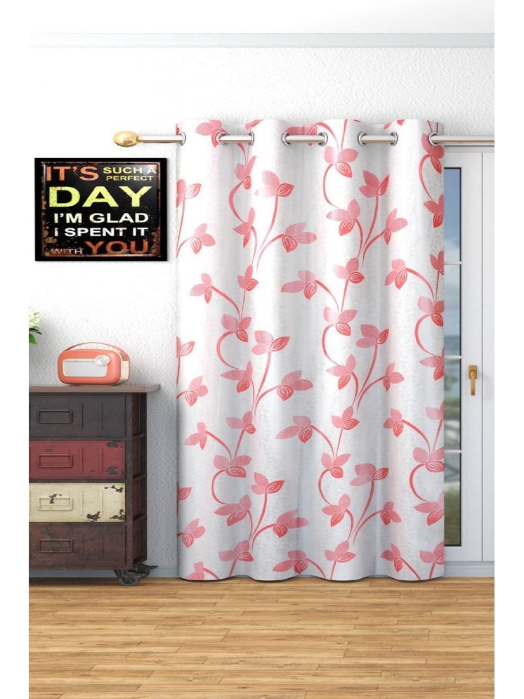     			SWIZIER Nature Room Darkening Eyelet Curtain 7 ft ( Pack of 1 ) - Pink