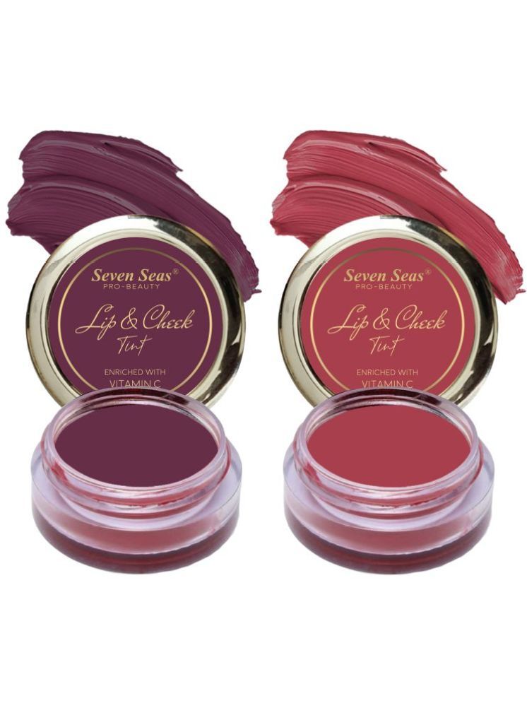     			Seven Seas Tint Enriched With Vitamin C For Lips,Cheeks and Eye (Mandy,Wine Berry 8g) pack of 2