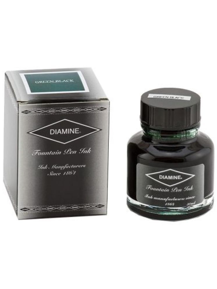     			DIAMINE GREEN BLACK 30 ML Ink Bottle (Green)