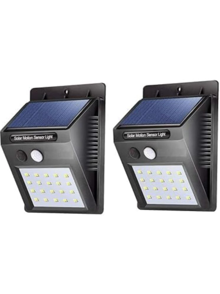     			Neonnest 9W Solar Powered Motion Light ( Pack of 2 )