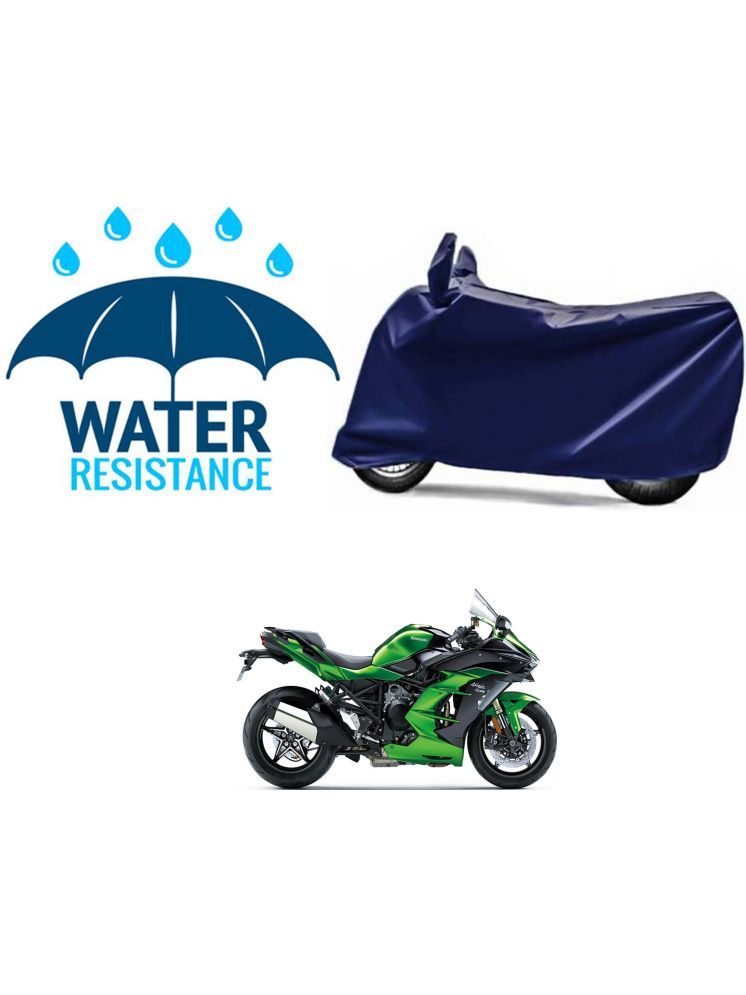     			RONISH Bike Body Cover for Kawasaki Ninja H2 ( Pack of 1 ) , Blue