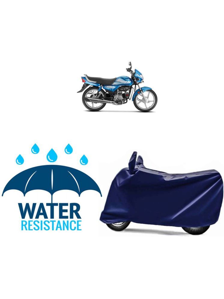     			RONISH Bike Body Cover for Hero HF Deluxe ( Pack of 1 ) , Blue