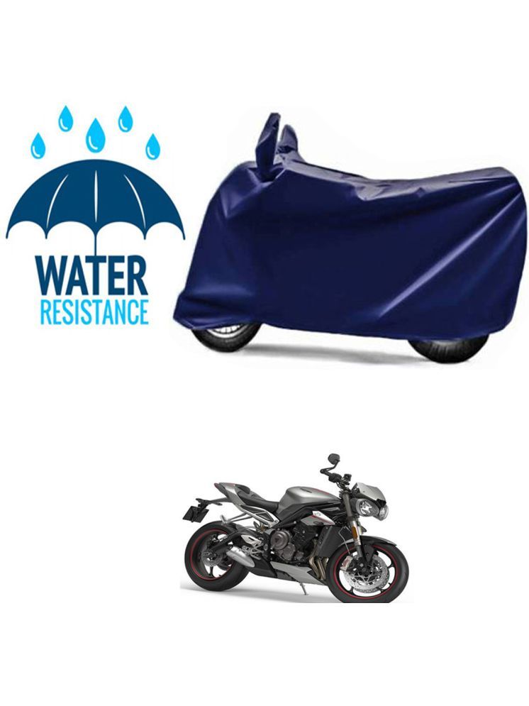     			RONISH Bike Body Cover for Triumph Street Triple ( Pack of 1 ) , Blue