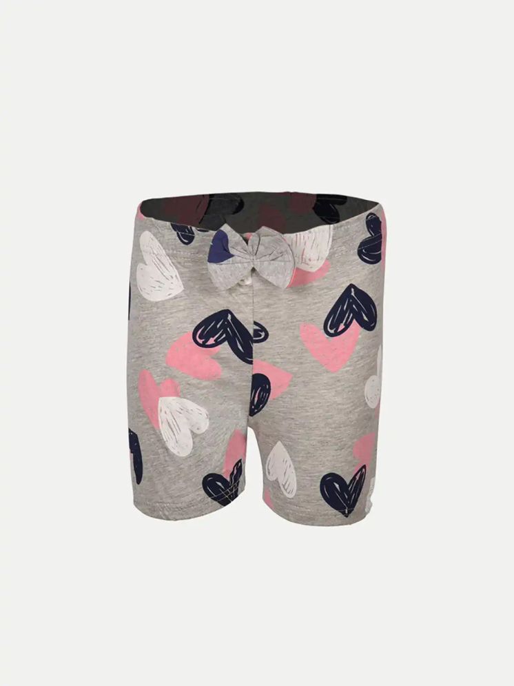     			Radprix - Grey Cotton Girls Shorts ( Pack of 1 )