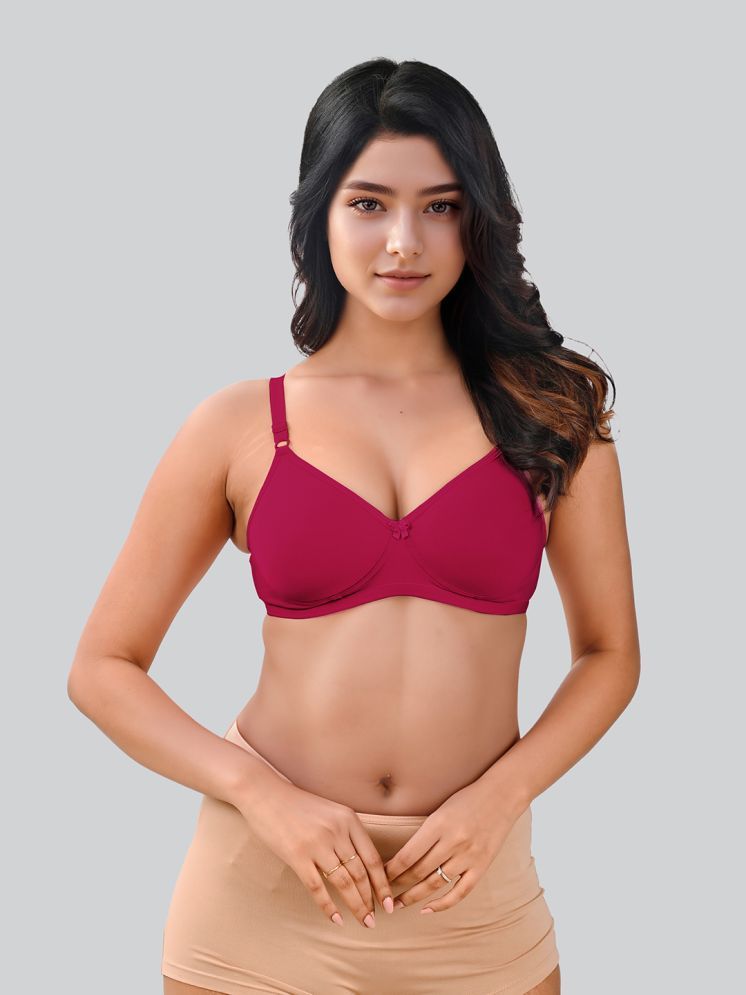     			lux venus Cotton Lightly Padded Women's Everyday Bra ( Magenta ) VEN_BRA171_FCA_1PC