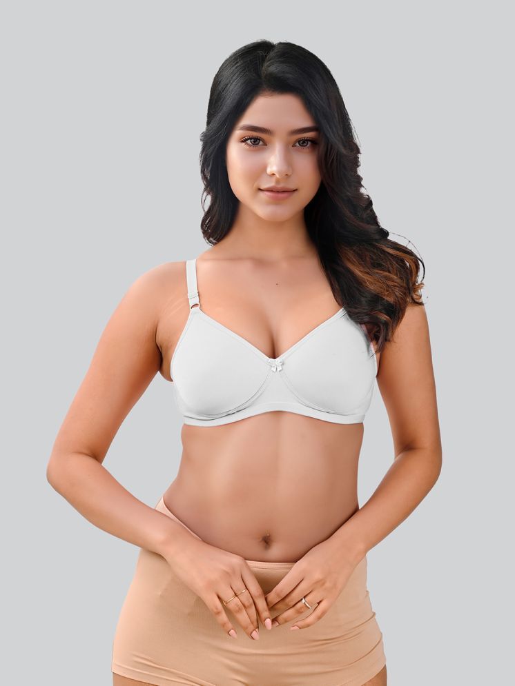     			lux venus Cotton Lightly Padded Women's Everyday Bra ( White ) VEN_BRA171_WH_1PC