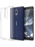 Megha Star*** Plain Cases Compatible For Silicon Nokia 5.1 ( Pack of 1 )