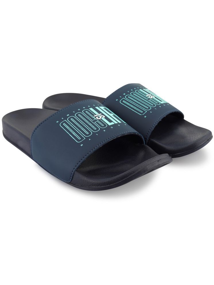     			ARVAN Sea Green Men's Slide Flip Flop