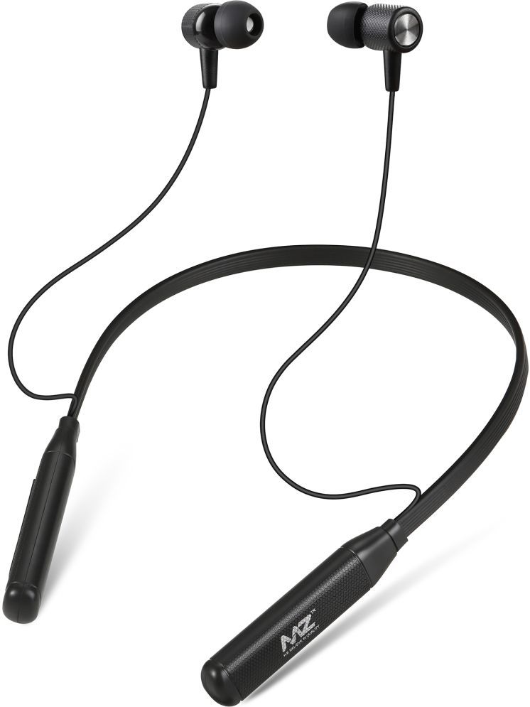     			MZ In-the-ear Bluetooth Headset with Upto 25h Talktime Noise Cancellation - Black